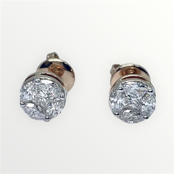 Orecchini In Ceramica Nera Con Oro Rosa E Diamante - D.ICON - Foto 13